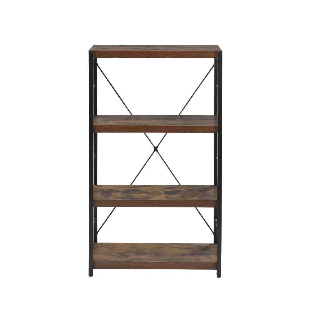 Bob - Bookshelf - Weathered Oak & Black