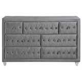 Deanna - 7-Drawer Upholstered Dresser