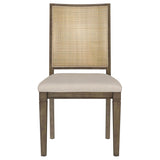 Matisse - Woven Rattan Back Dining Side Chair Brown (Set of 2) - Light Brown