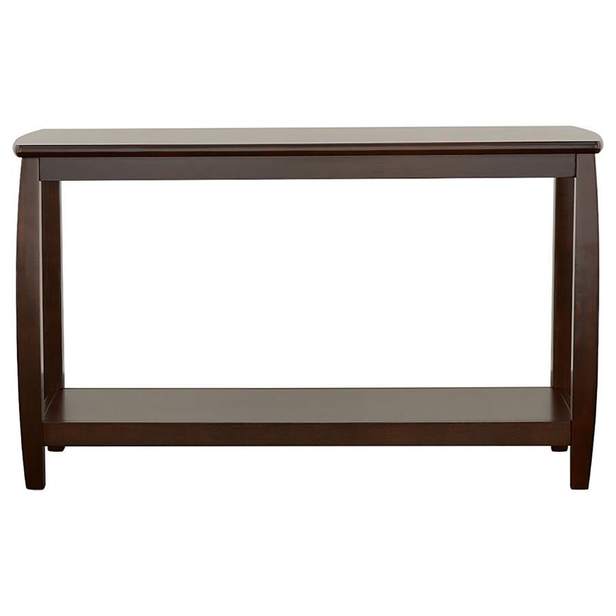 Dixon - Wood Entryway Console Table With Shelf - Cappuccino