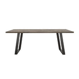 Misty - Solid Wood Dining Table - Gray Sheesham