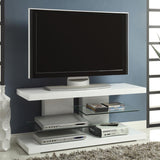 Cogswell - 2-Shelf Wood TV Stand - White High Gloss