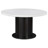 Sherry - Round Marble Top Dining Table Set