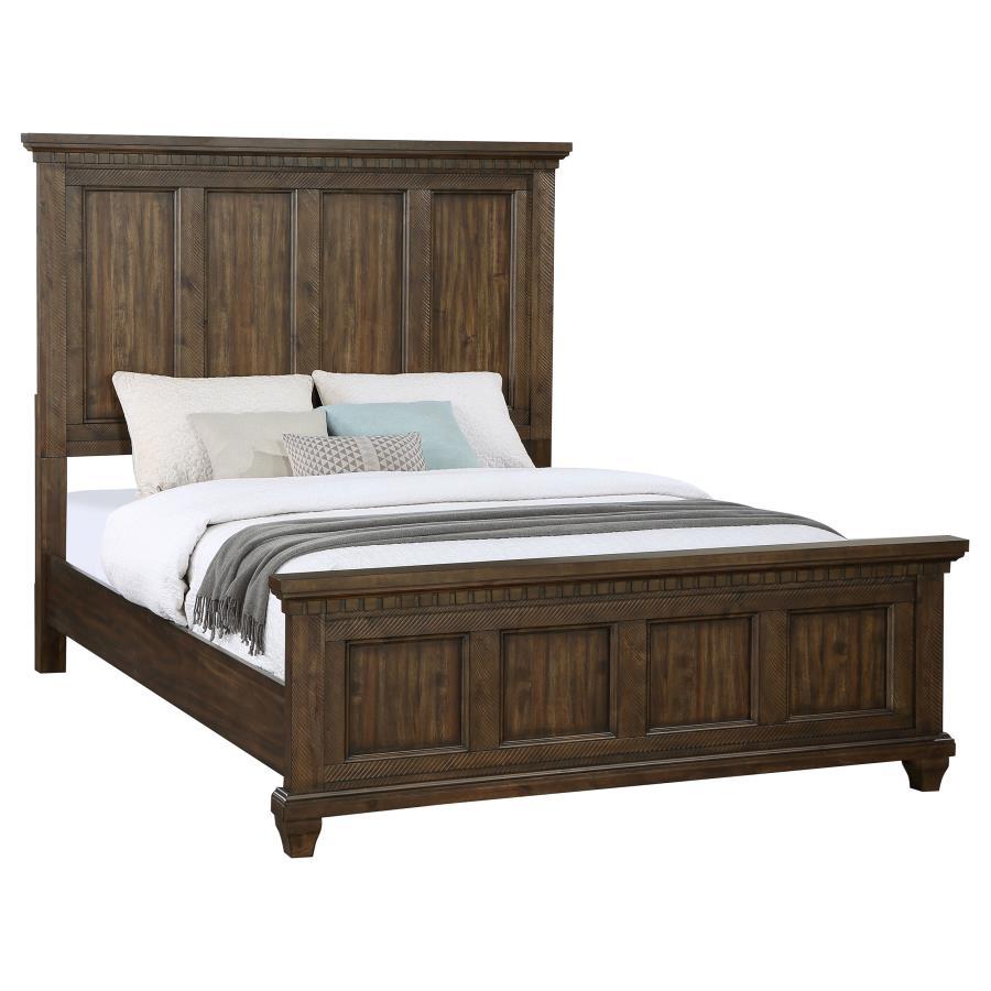 Bennington - Queen Rectangular Bed - Acacia Brown