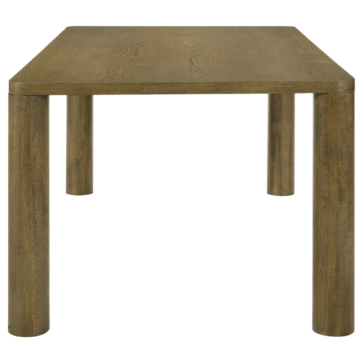 Castlewood - Rectangular Wood Dining Table - Brown Oak