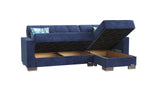 Ottomanson Armada - Upholstered Convertible Chaise Lounge With Storage - Microfiber