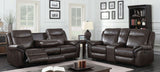 Chenai - Glider Loveseat - Brown