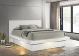 Jessica - Wood LED Panel Bed