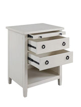 Halim - Accent Table - Antique White Finish