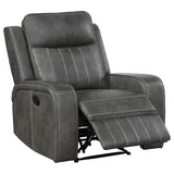 Raelynn - Upholstered Track Arm Recliner