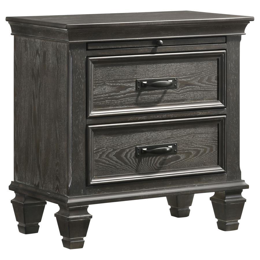 Franco - 2-Drawer Nightstand - Weathered Sage