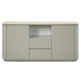 Ingram - Server - Ceramic Top & Light Gray Finish