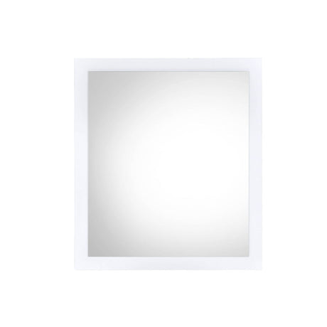 Perse - Mirror - White Finish