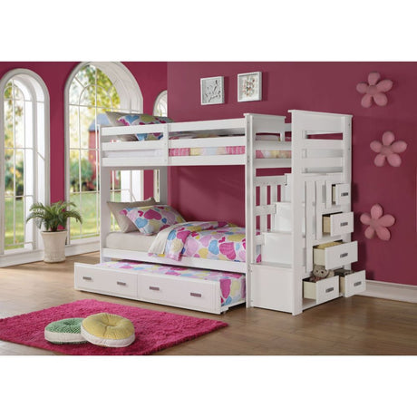 Allentown - Bunk Bed w/Storage Ladder & Trundle