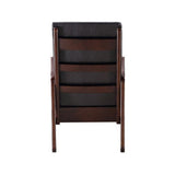 Raina - Rocking Chair - Dark Brown PU & Espresso Finish