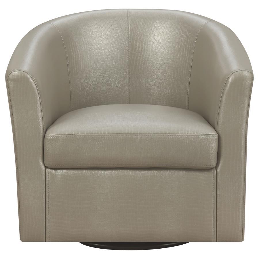 Turner - Upholstered Barrel Back Swivel Chair