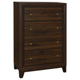 Welsley - 4-Drawer Chest Of Drawers - Walnut