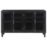 Sylvia - 4-Door Accent Cabinet - Black