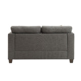 Laurissa - Loveseat - Light Charcoal Linen