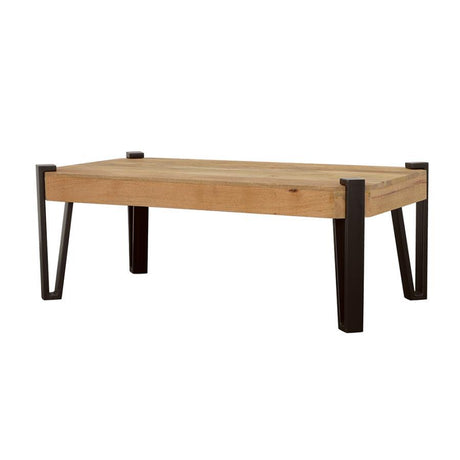 Winston - Rectangular Wood Top Coffee Table - Natural