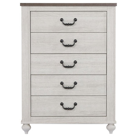 Stillwood - 5-Drawer Bedroom Chest - Vintage Linen