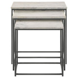 Medora - Marble Top Nesting Table Set