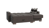 Ottomanson Armada - Upholstered Convertible Chaise Lounge With Storage - Chenille