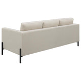 Tilly - Upholstered Track Arm Sofa Set