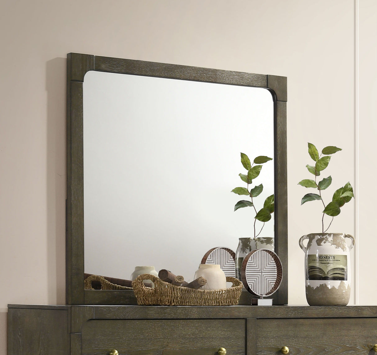 Gran Park - Dresser Mirror - Dark Cocoa