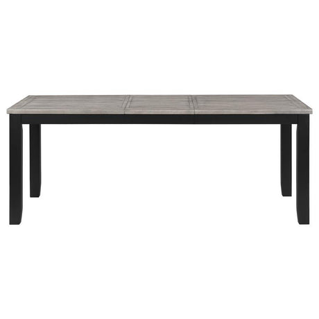 Elodie - Rectangular Extension Leaf Dining Table - Black