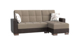 Ottomanson Armada - Upholstered Convertible Chaise Lounge With Storage - Chenille