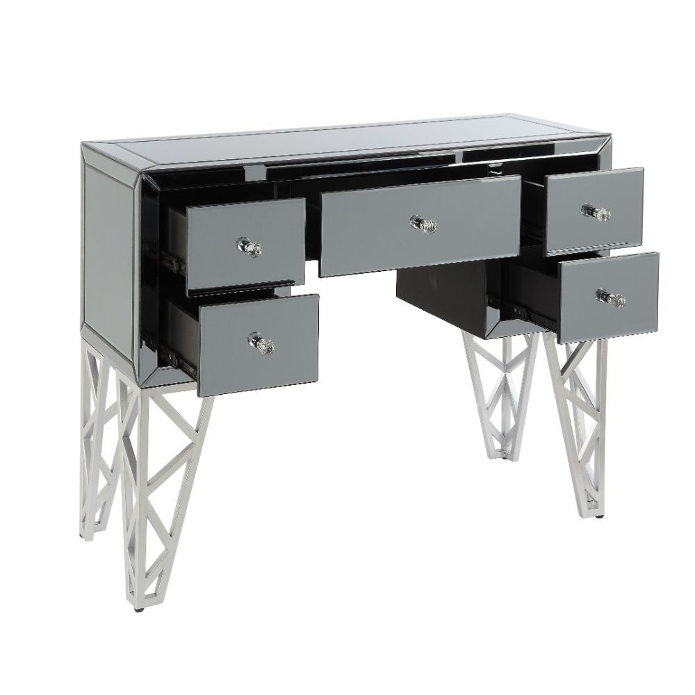 Stephen - Accent Table - Mirrored & Chrome