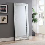 Dominic - Accent Mirror - Pearl Silver