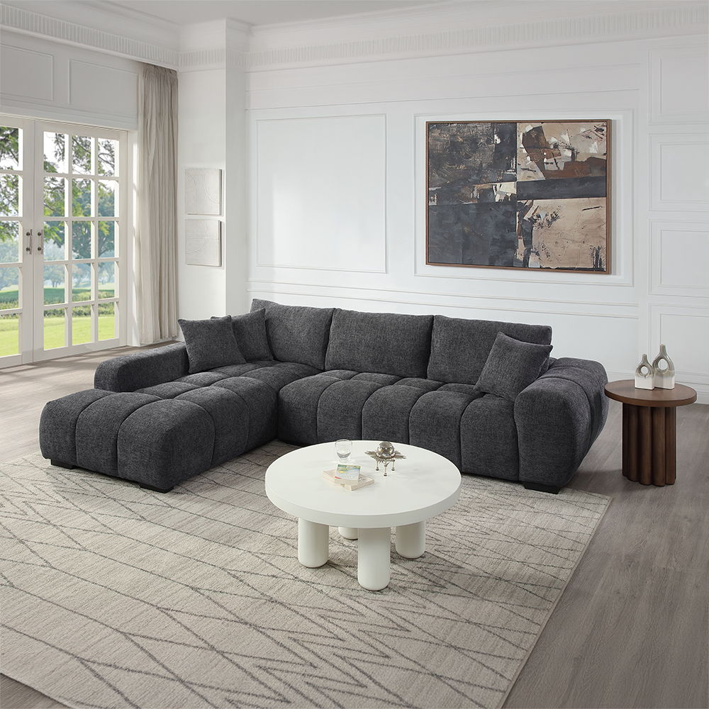 Chosen - Sectional Sofa With 3 Pillows