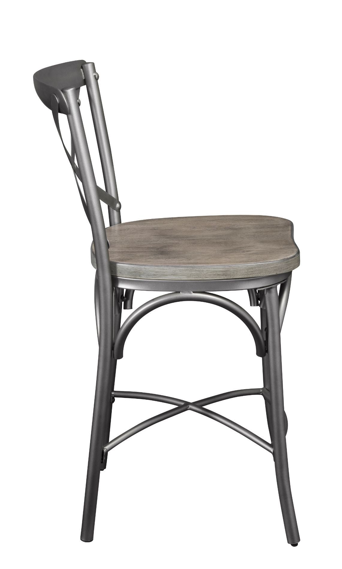 Kaelyn II - Counter Height Chair (Set of 2) - Gray Oak & Sandy Gray