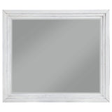 Marielle - Dresser Mirror - Distressed White