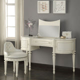 Dorothy - Vanity Desk & Mirror - Ivory