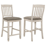 Sarasota - Wood Counter Chair (Set of 2) - Rustic Cream