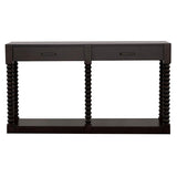 Meredith - 2-Drawer Wood Entryway Console Table - Coffee Bean