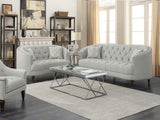 Avonlea - Upholstered Sloped Arm Sofa Set Fabric