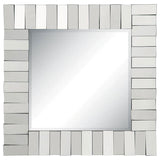 Tanwen - Layered Panel Wall Mirror - Silver