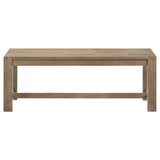 Scottsdale - Wood Trestle Base Dining Bench - Washed Brown