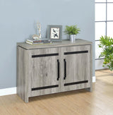 Enoch - 2 Door Engineered Wood Accent Cabinet - Gray Driftwood