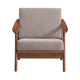 Lide - Accent Chair - Light Brown & Brown