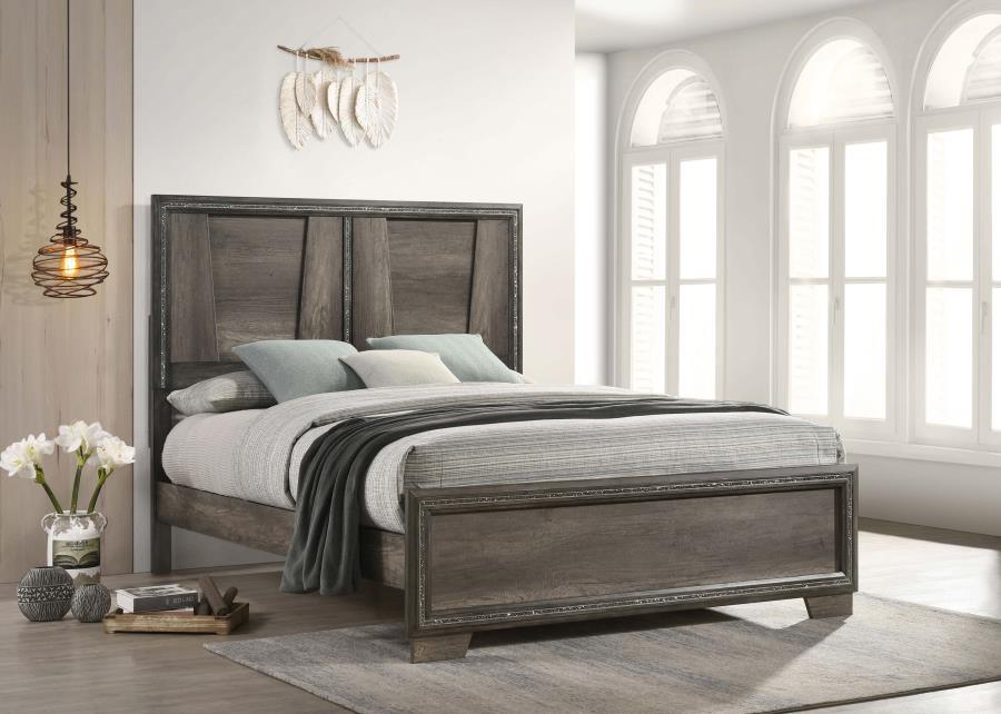 Janine - Wood Panel Bed