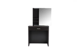 Harvey - Vanity Set With Lift-Top Stool - Cappuccino