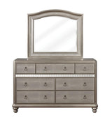 Bling Game - Dresser Mirror - Metallic Platinum