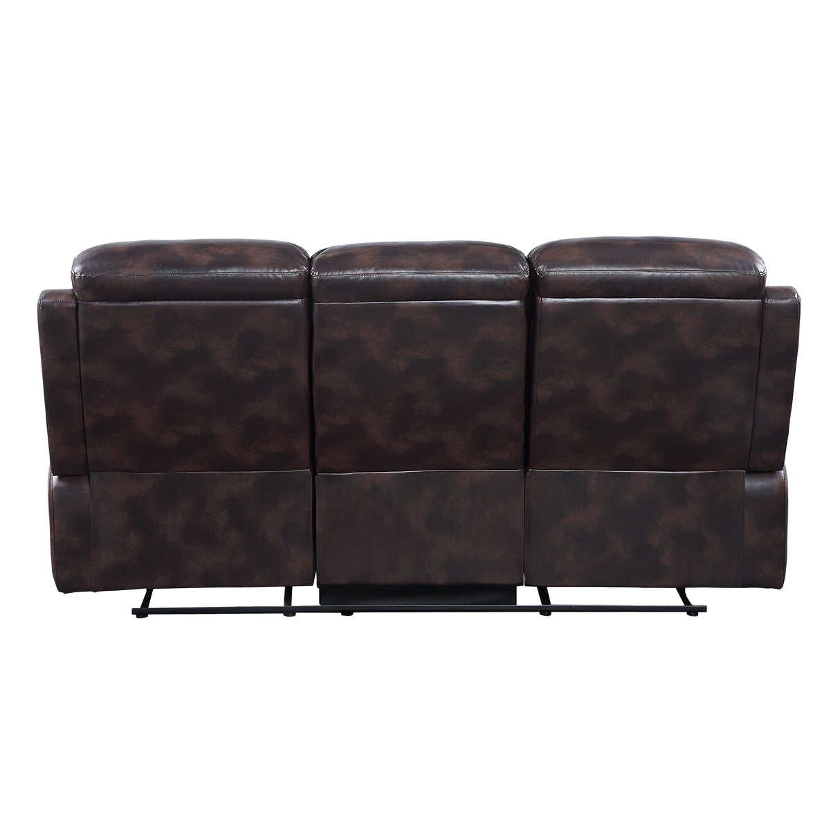 Perfiel - Sofa - 2 Tone Dark Brown Top Grain Leather