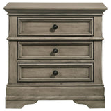 Manchester - 3-Drawer Nightstand - Wheat Brown