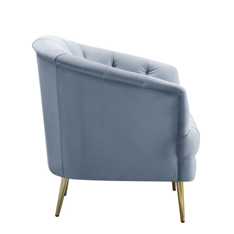 Bayram - Sofa - Light Gray Velvet